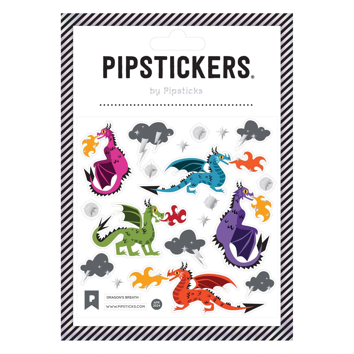 Pipsticks Sticker Sheet; Dragon's Breath