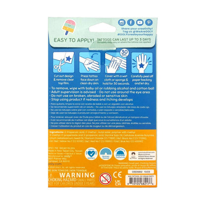 Ooly Mini Tattoo Palooza Temporary Tats X Suzy - Ice Cream Party