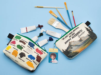 Zipper Bag; Bob Ross