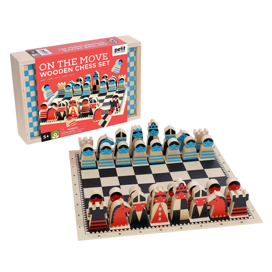 Chess Set; On The Move (Wooden)