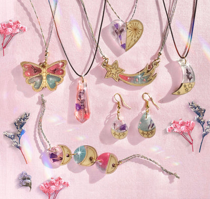 Wish Craft; Wood + Resin Charm Jewelry Kit
