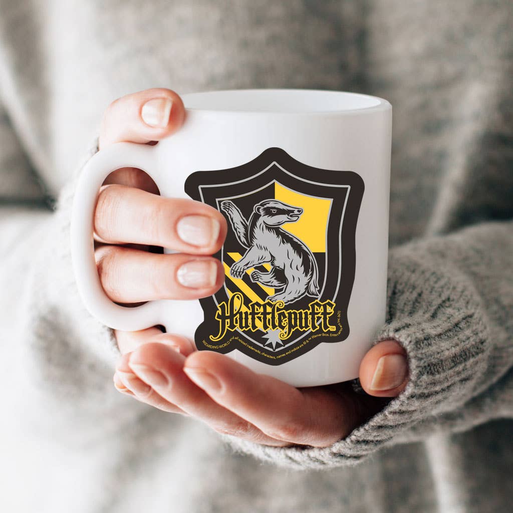 Vinyl Sticker; Hufflepuff Shield