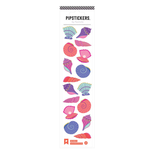 Pipsticks Sticker Sheet; Sea Shells
