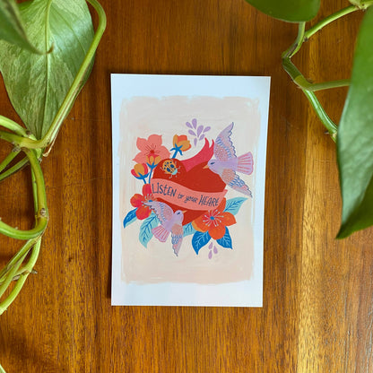 Postcard Set; Positive Affirmations (10 postcards) By Dream Folk Studio