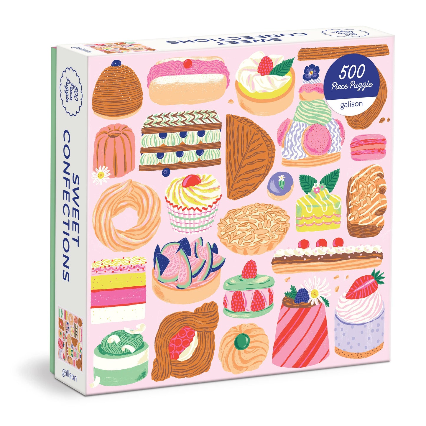 Jigsaw Puzzle; Sweet Confections (500 Piece Square Puzzle)