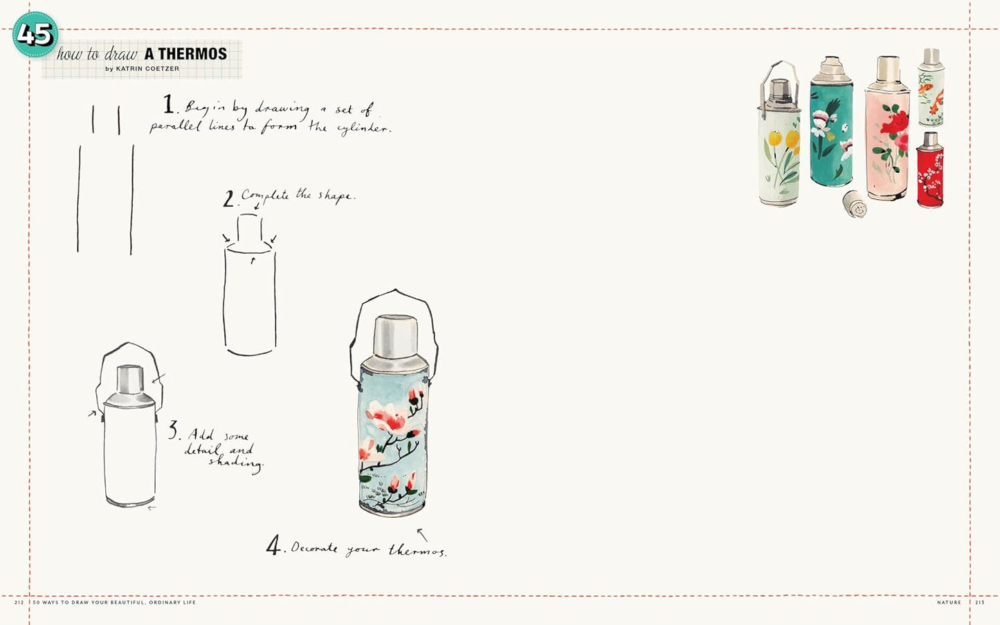 Art Book; 50 Ways to Draw Your Beautiful, Ordinary Life: Practical Lessons in Pencil and Paper (Flow)