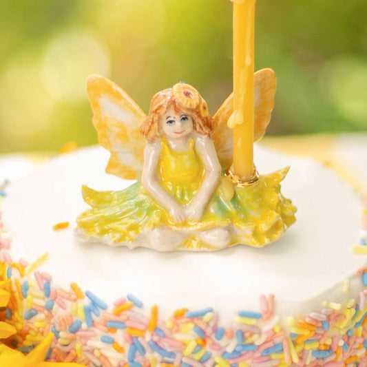 Camp Hollow Cake Topper; Sunflower Fairy
