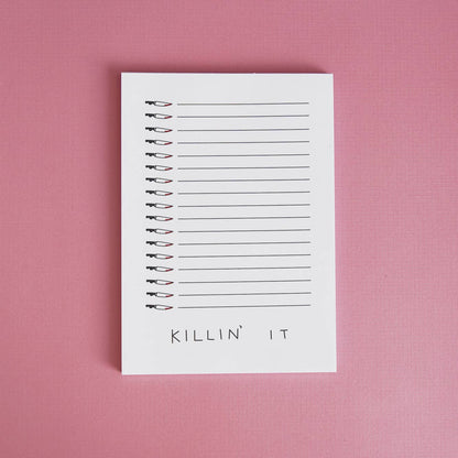 Notepad; Killin' It By Humdrum Paper (50 Pages)