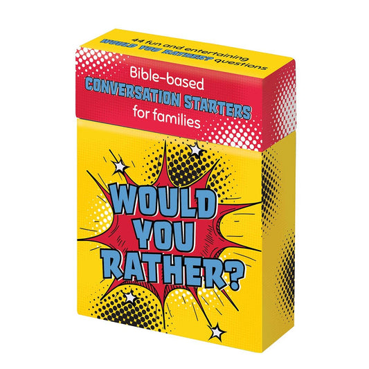 Conversation Starters for Families; Would you Rather (Bible Theme)