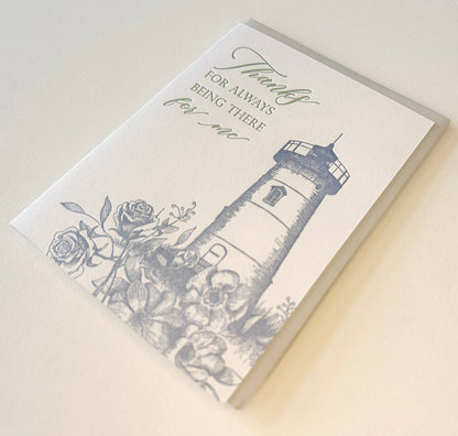 Thank You Card; Thanks For Always Being There For Me