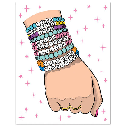 Birthday Card; Swiftie Friendship Bracelets
