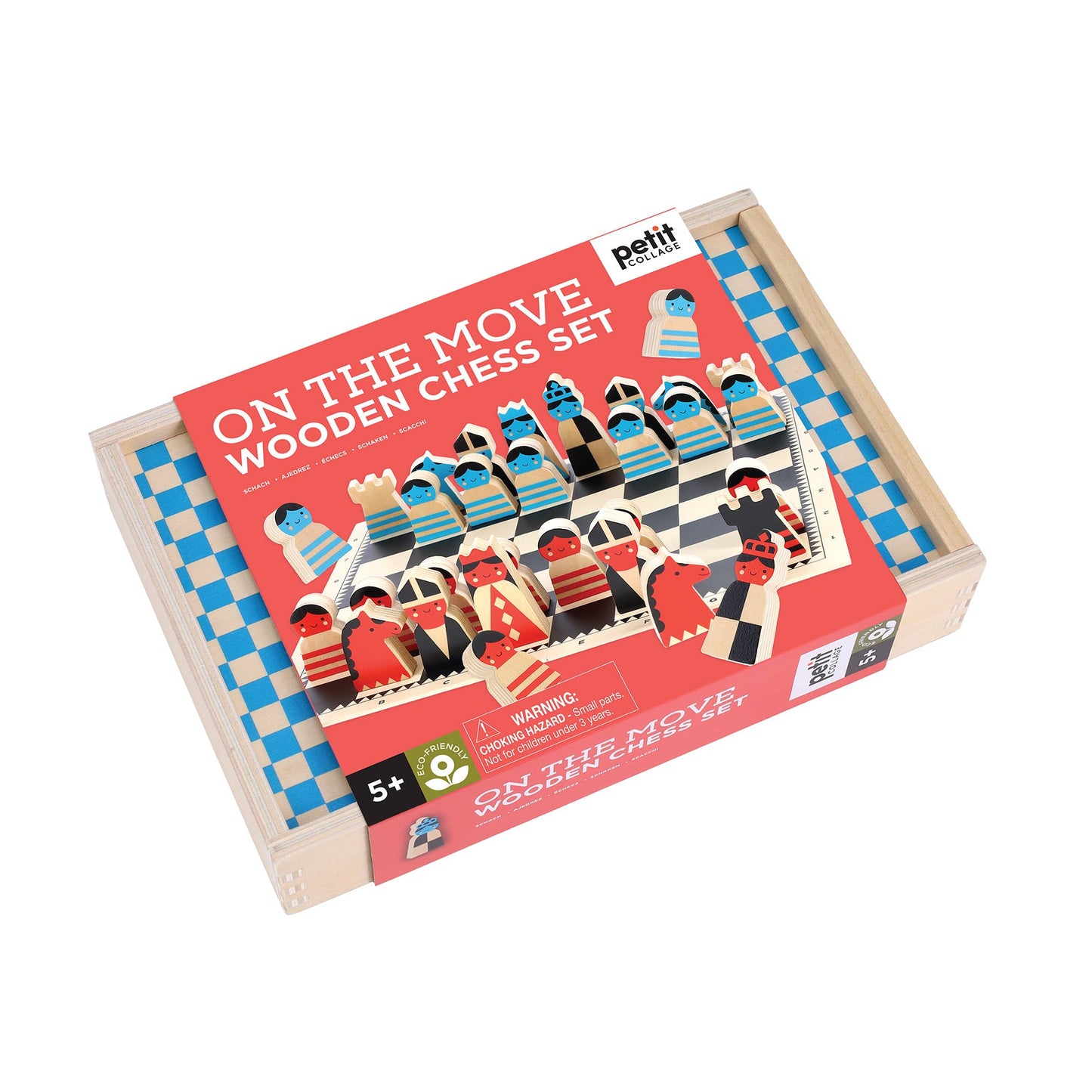 Chess Set; On The Move (Wooden)
