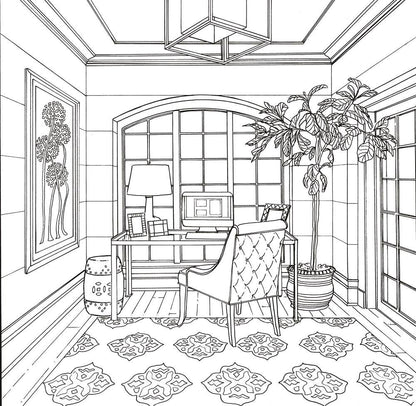 Coloring Book; Color At Home (80 Pages)