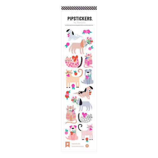 Pipsticks Sticker Sheet; Fur-ever Love