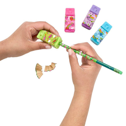 Ooly Scented Erasers + Sharpeners; Lil' Juicy Box (4 Fruity Scents)