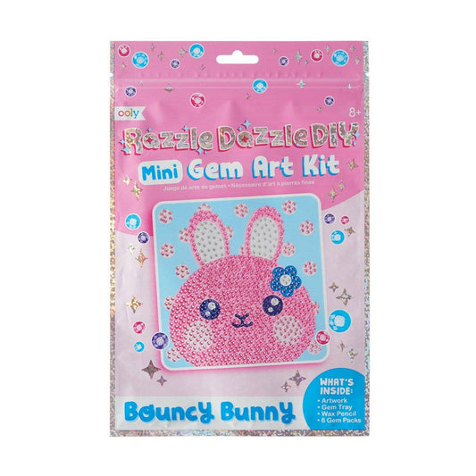 Ooly Razzle Dazzle D.I.Y. Mini Gem Art Kit; Bouncy Bunny