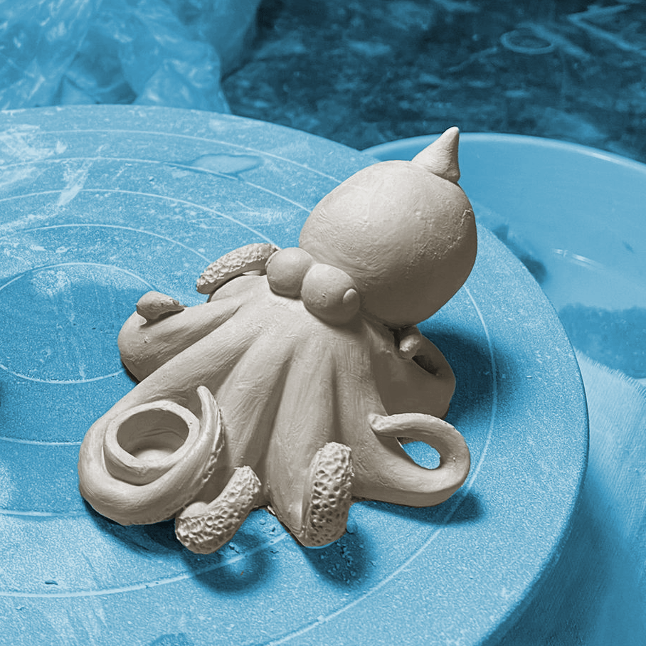 Camp Hollow Cake Topper; Octopus