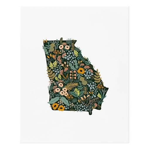 Rifle Paper Co. Art Print; Georgia Wildflowers (8x10)