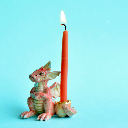 Camp Hollow Cake Topper; Year of the Dragon (Hand-Painted Porcelain)