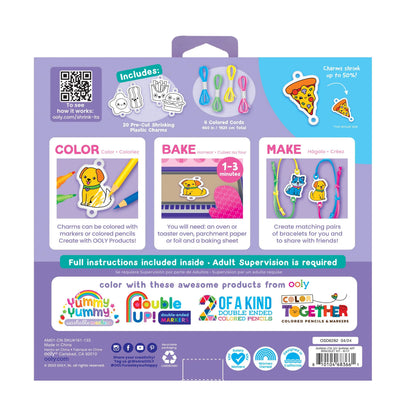 Ooly Shrink-Its! D.I.Y. Shrink Art Bracelets Kit; B.F.F.