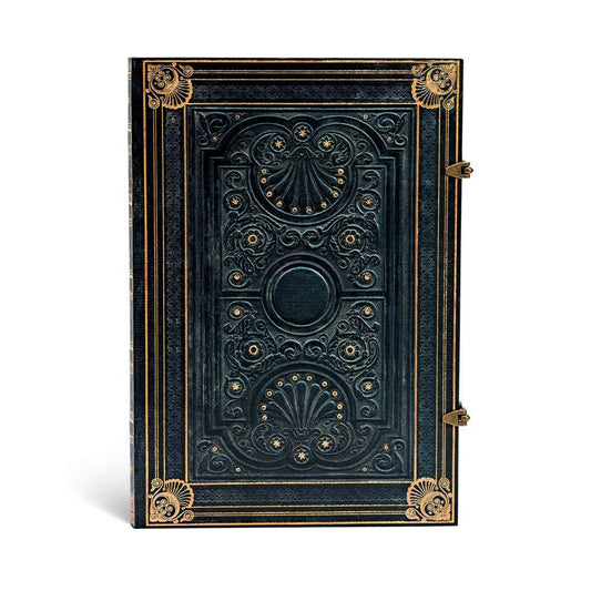 Journal; Paperblanks Nocturnelle Grande (Lined, Leather Hardcover, 240pg, 120GSM)