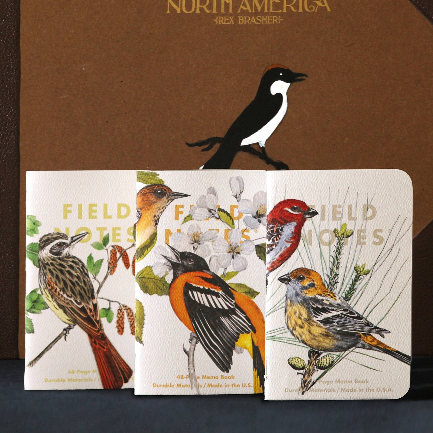 Field Notes; Birds and Trees of North America (Pack C: Redstart - Cardinal - Redshoulder Hawk)