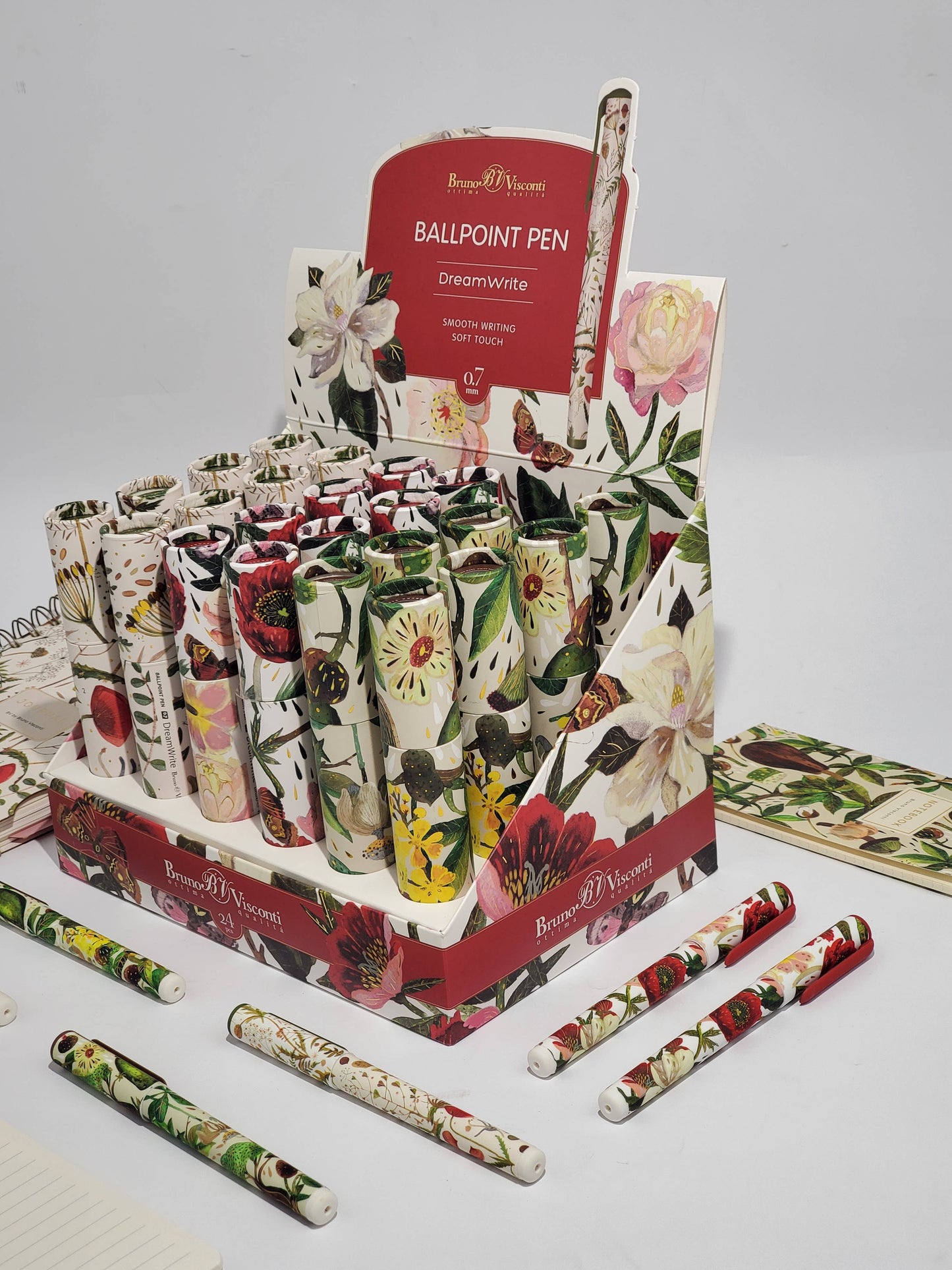 Ballpoint Pens; DreamWrite Bloom Flora Series (3 Designs)
