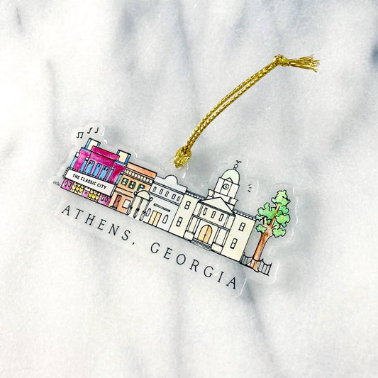 Ornament; Athens, Georgia (Acrylic)