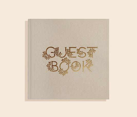 Guest Book (Gold Foil Details)