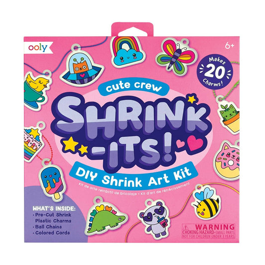 Ooly Shrink-Its! D.I.Y. Shrink Art Kit; Cute Crew