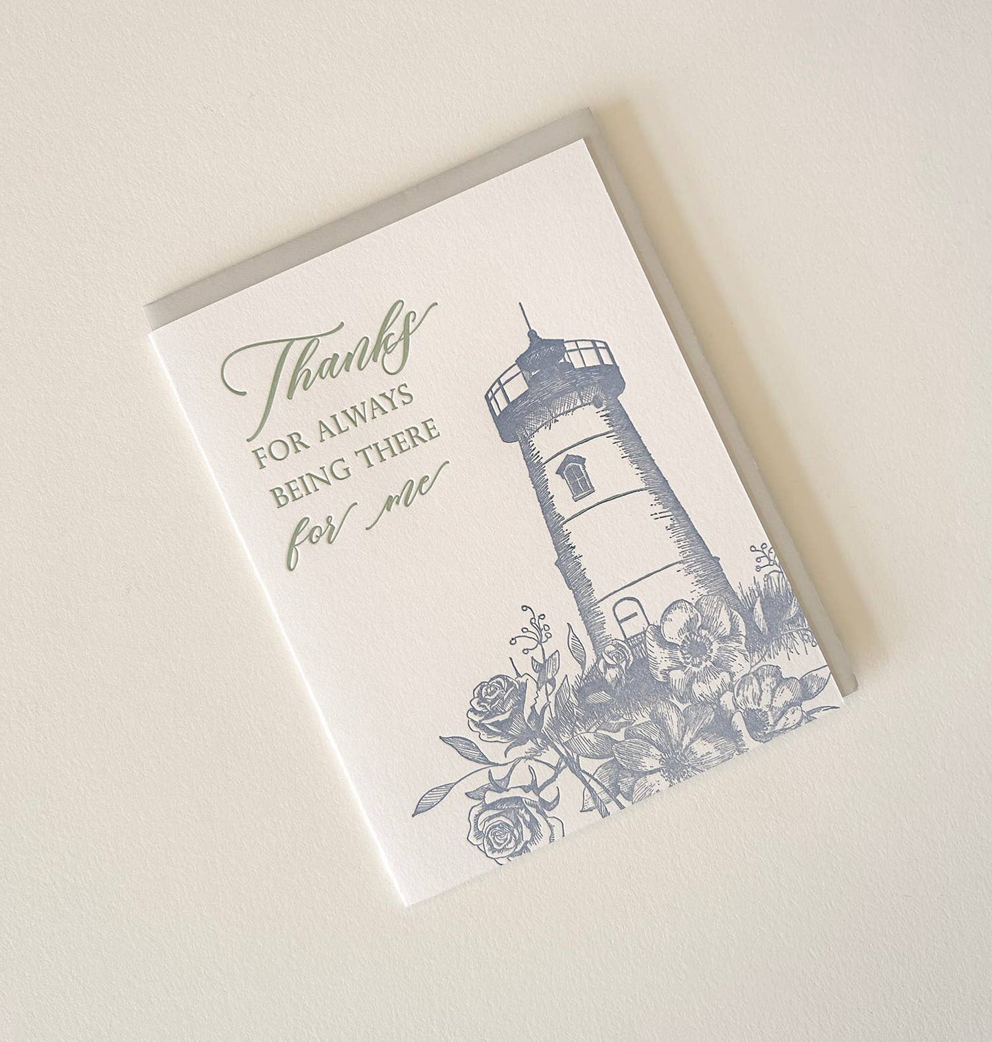 Thank You Card; Thanks For Always Being There For Me