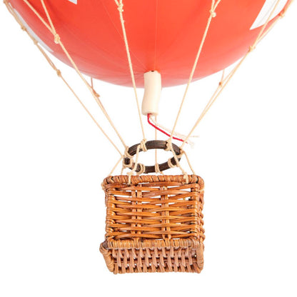 Model Hot Air Balloon; Travels Light (Red Hearts)
