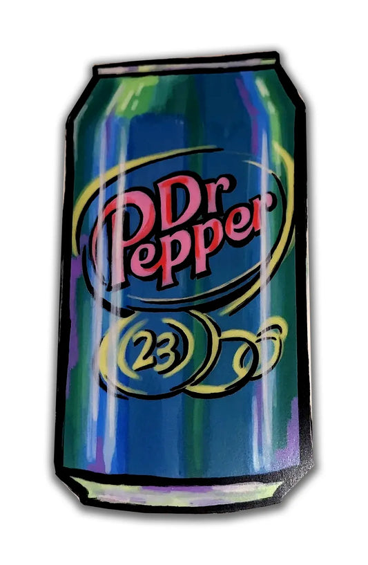 Vinyl Sticker; Dr. Pepper