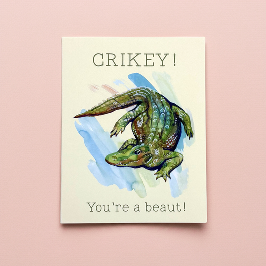 Greeting Card; Crikey! - Made by Shellie