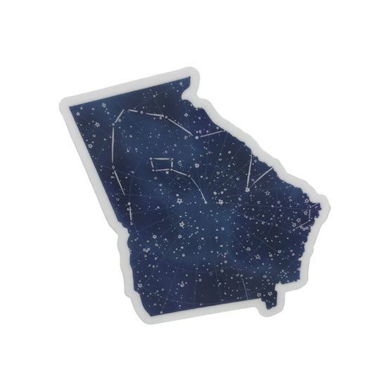 Vinyl Sticker; Georgia Constellations - Made By Shellie