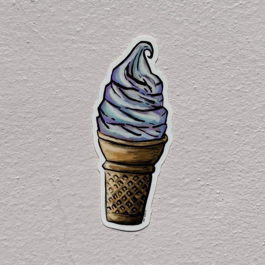 Vinyl Sticker; Ice Cream (Large)