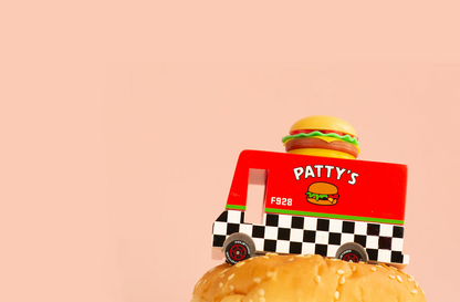 Candylab Patty's Hamburger Van (Wooden Diecast Toy)