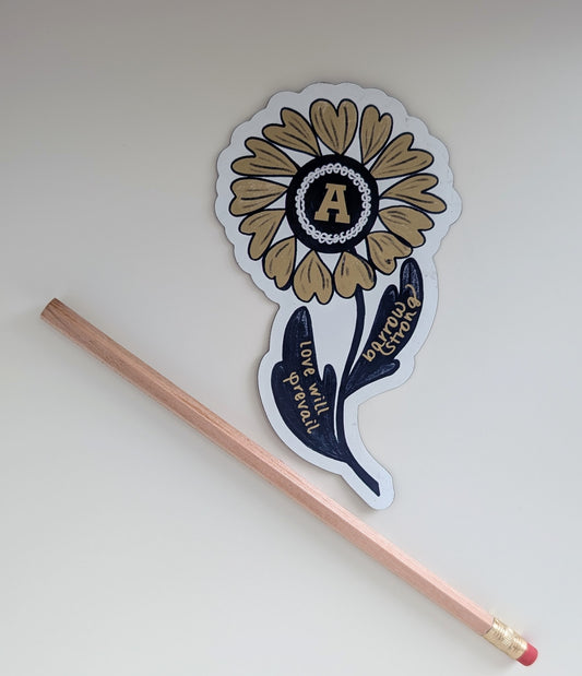 Apalachee Car Magnet; Flower