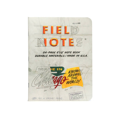 Field Notes; The Chicago Look (2-Pack)