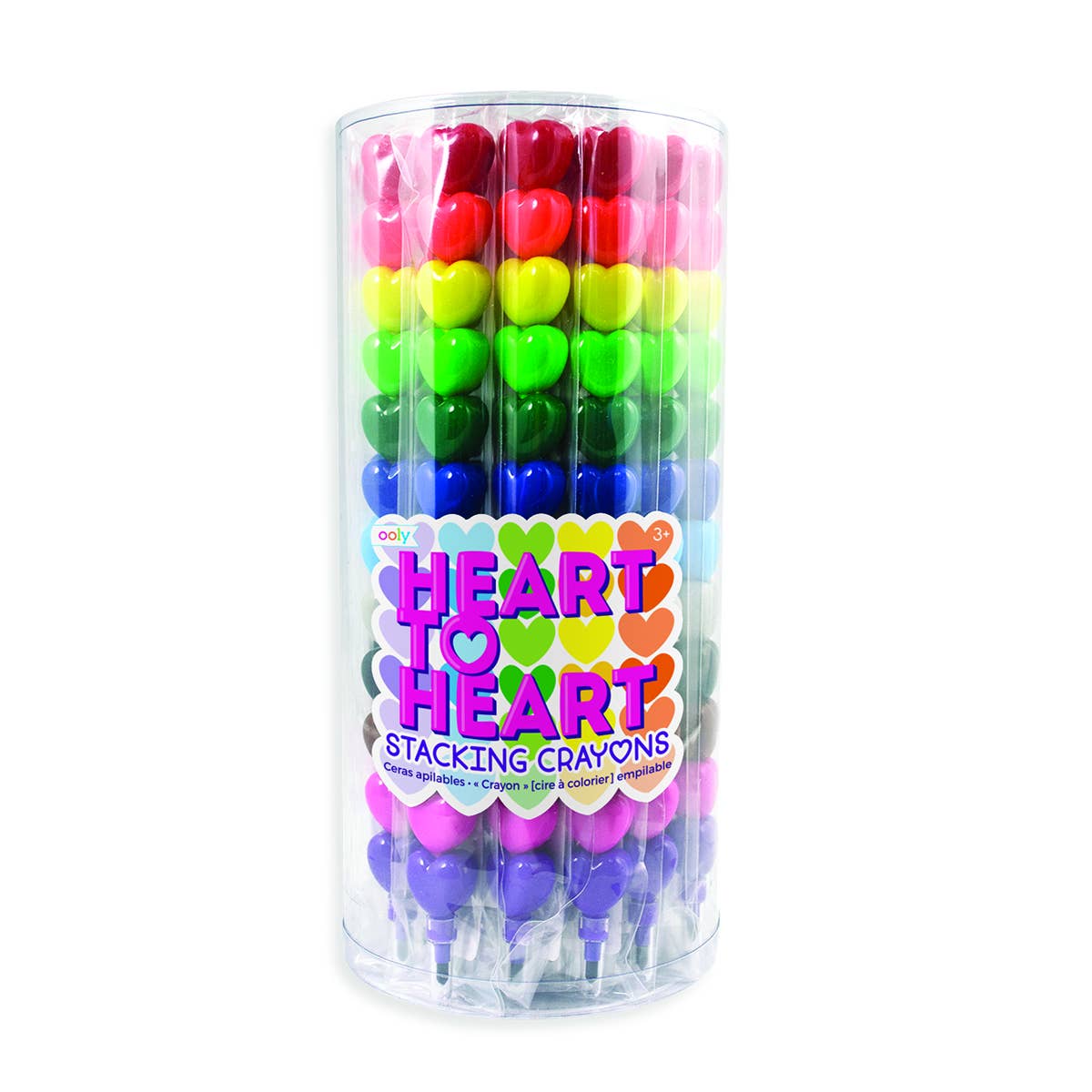 Ooly Stacking Crayons; Heart to Heart