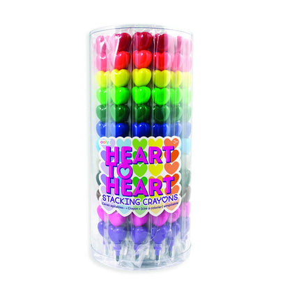 Ooly Stacking Crayons; Heart to Heart