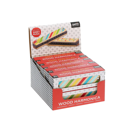 Wooden Sing & Play Harmonica By Petit Collage
