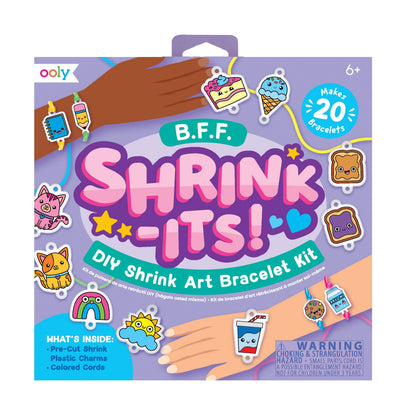 Ooly Shrink-Its! D.I.Y. Shrink Art Bracelets Kit; B.F.F.