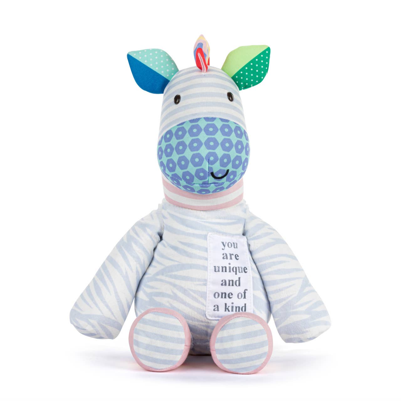 Plushie; Noah's Ark Zebra (8x14in)