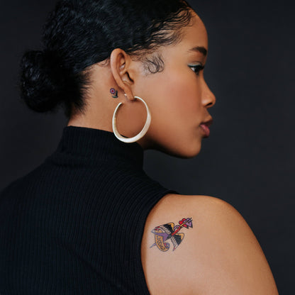 Temporary Tattoo Sheets; Love Motifs