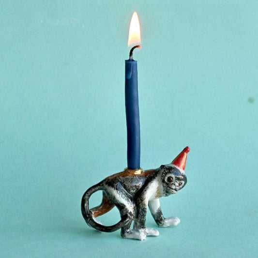 Camp Hollow Cake Topper; Year of the Monkey (Hand-Painted Porcelain)