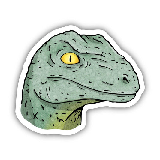 Vinyl Sticker; Velociraptor Dinosaur