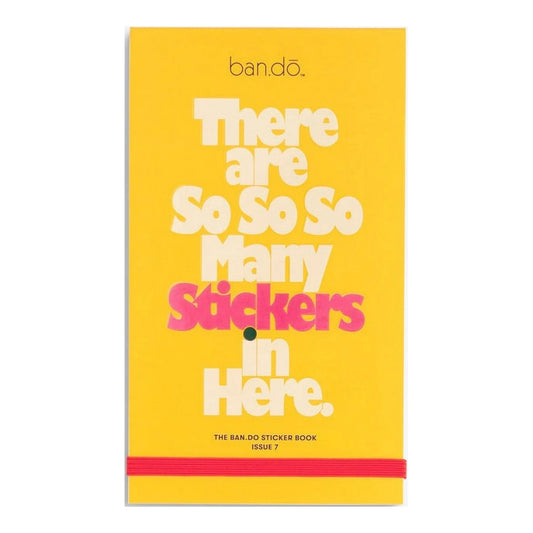 Sticker Book; ISSUE 7 By Ban.dō (Over 700 Stickers)