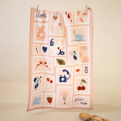 Tea Towel; Love Letter (100% cotton)