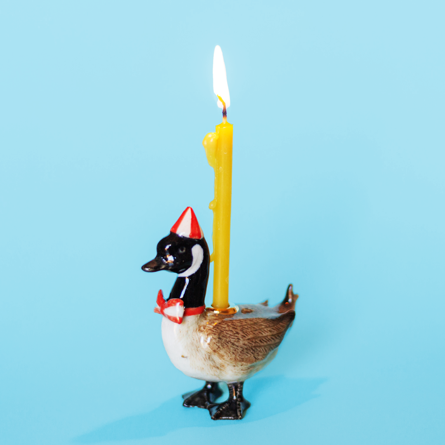 Camp Hollow Cake Topper; Canadian Goose (Hand-Painted Porcelain)